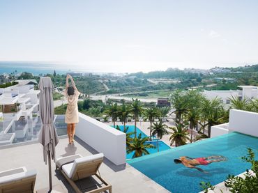 Apartament amb piscina en venda a Marbella Centro