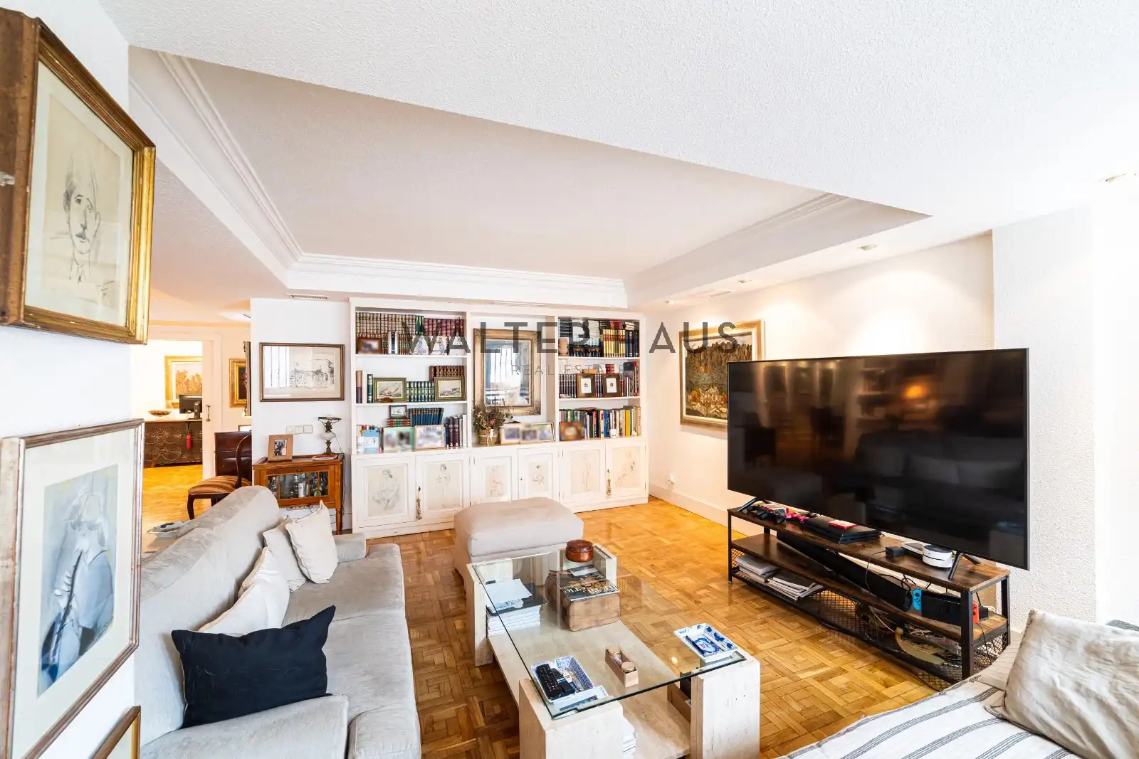 Living room of Flat for sale in Madrid  with Air Conditioner, Heating and Terrace