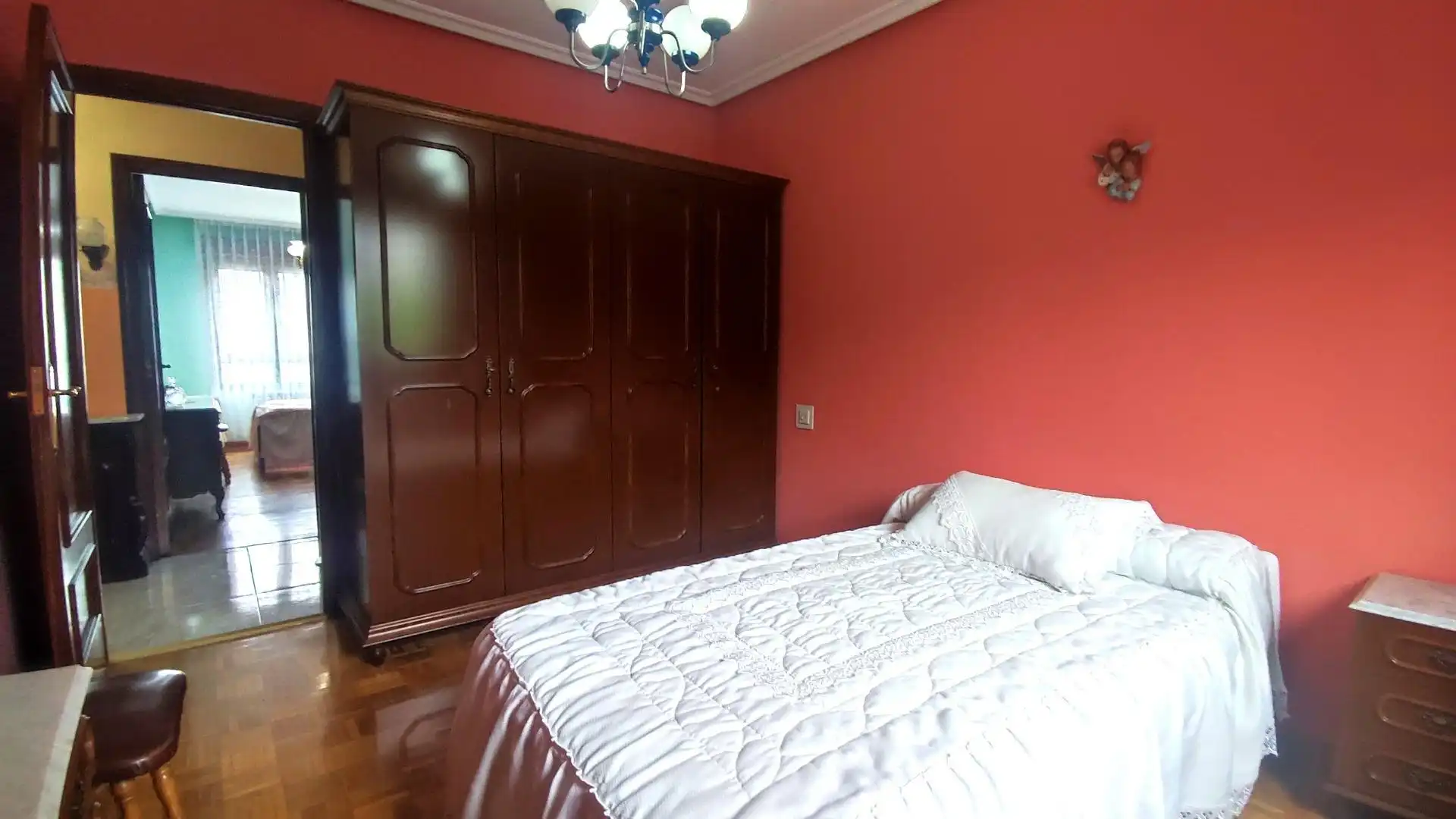 Schlafzimmer von Wohnung zum Verkauf in Mieres (Asturias) mit Heizung