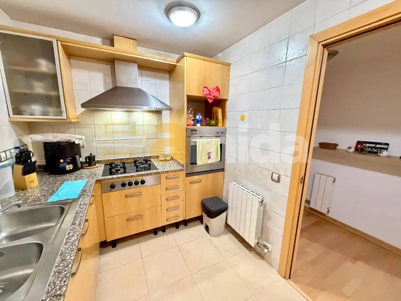 Kitchen of Flat for sale in Sabadell  with Air Conditioner, Heating and Parquet flooring