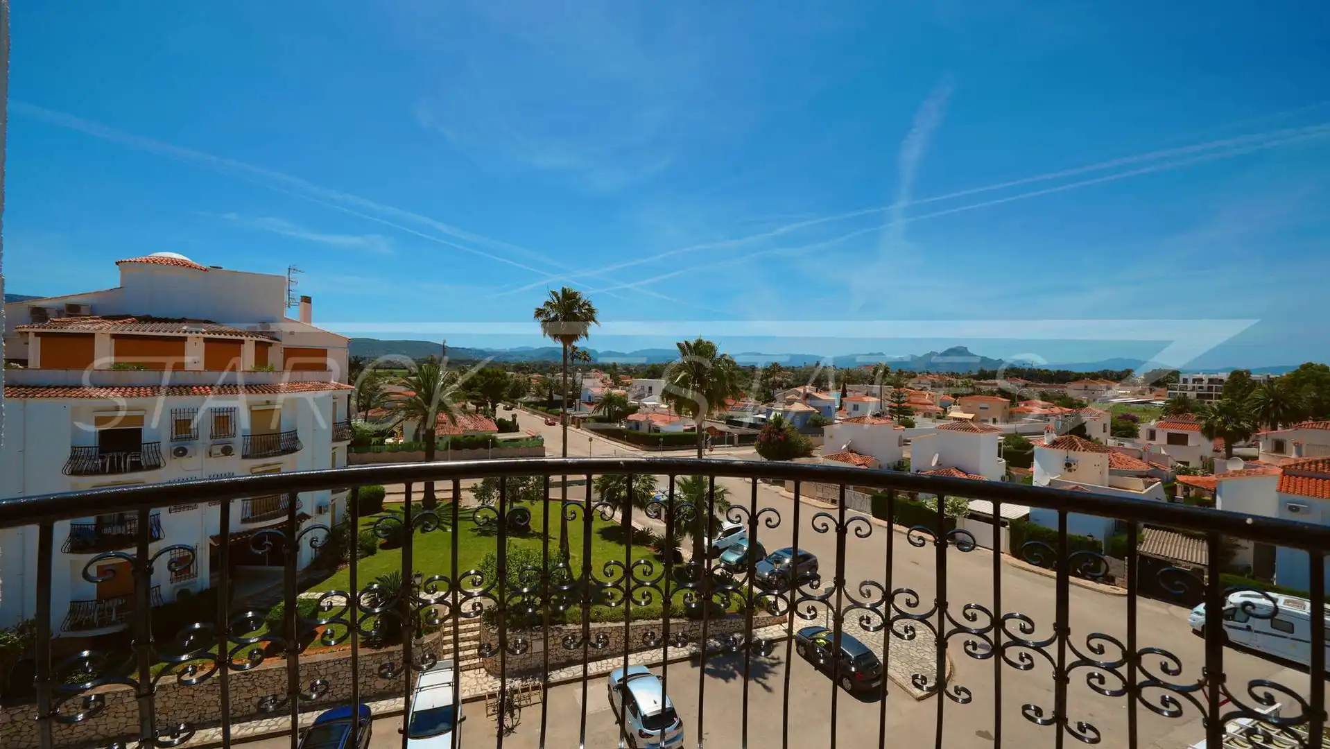 Vista exterior de Ático en venta en Dénia con Aire acondicionado, Jardín privado y Piscina
