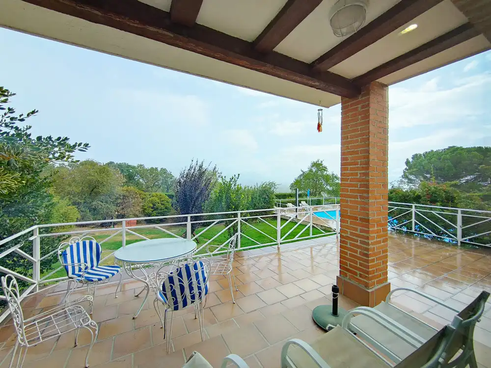 Terraza de Casa o chalet en venta en Guadarrama con Calefacción, Jardín privado y Parquet