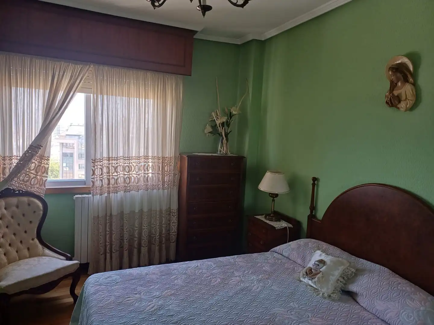 Bedroom of Flat for sale in A Coruña Capital   with Heating, Terrace and Storage room