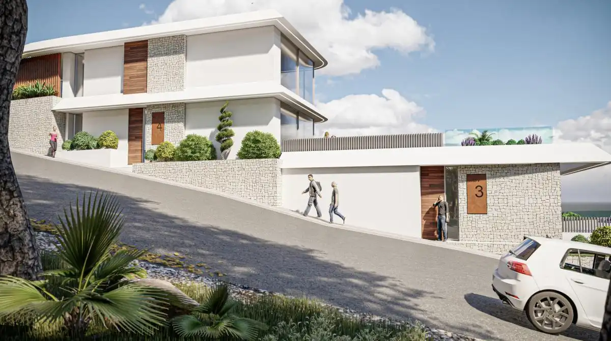 Vista exterior de Casa o xalet en venda en Calpe / Calp amb Jardí privat i Piscina