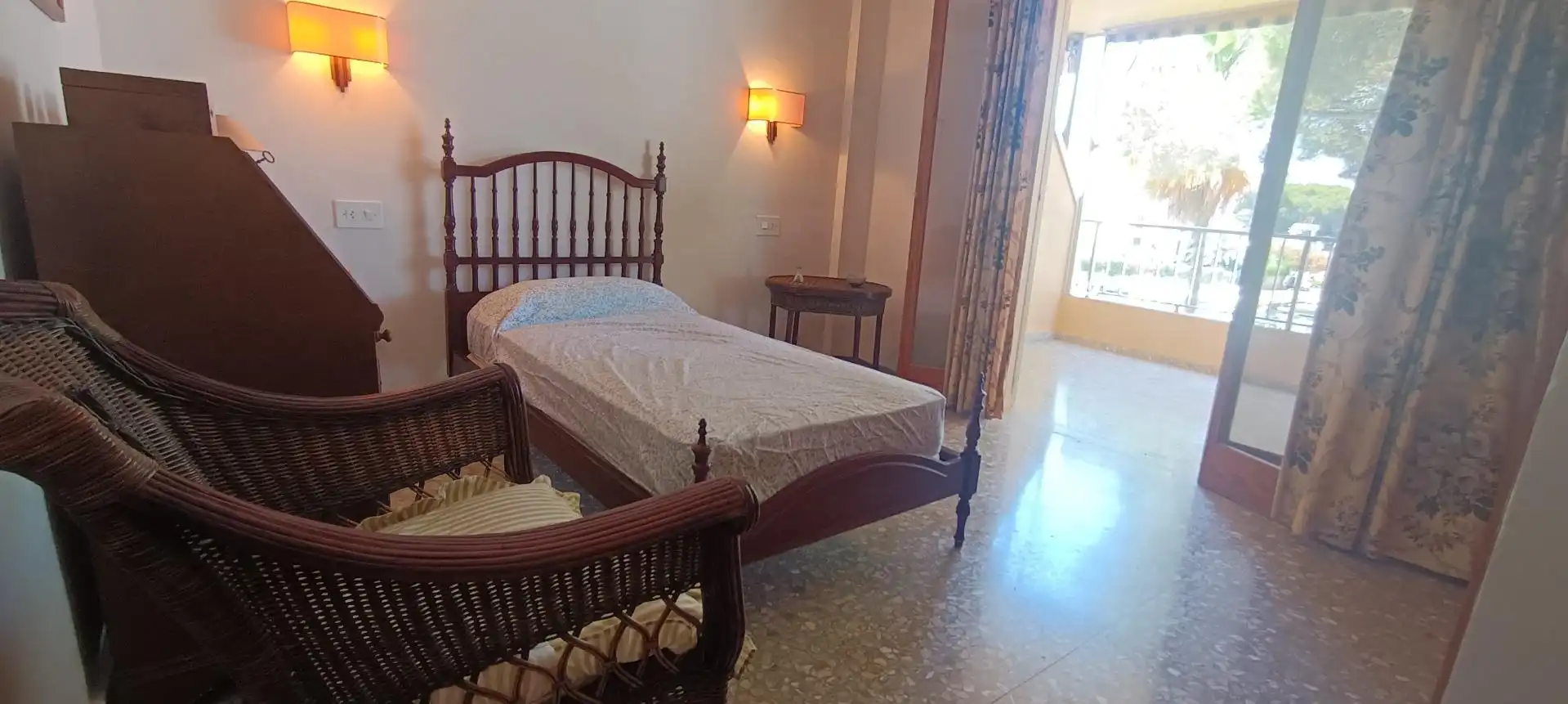 Bedroom of Flat for rent in Calvià  with Air Conditioner, Terrace and Furnished