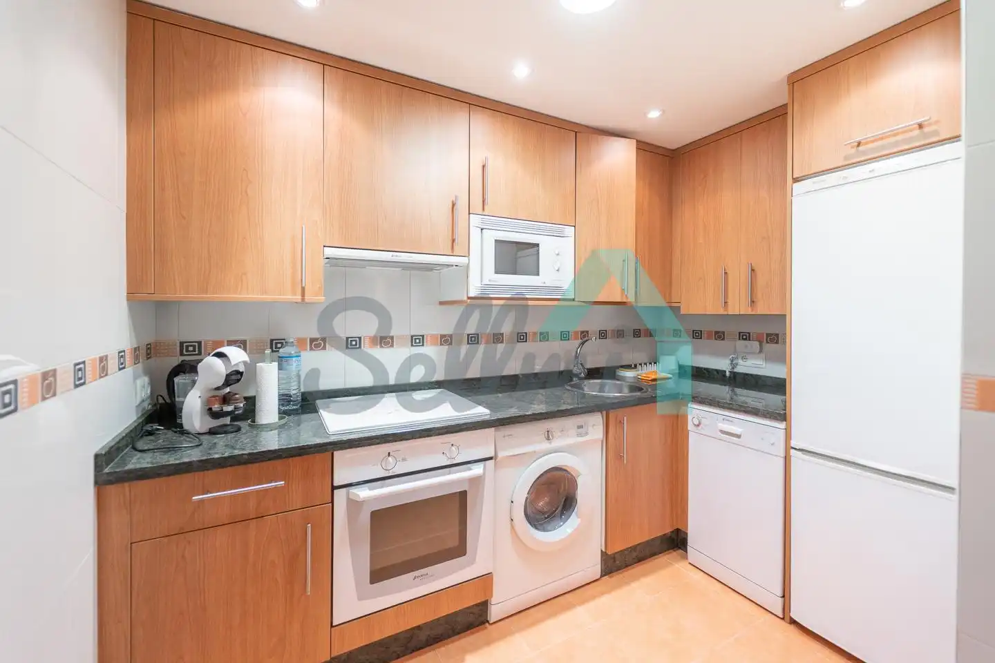 Kitchen of Flat for rent in San Martín del Rey Aurelio  with Heating, Furnished and Balcony