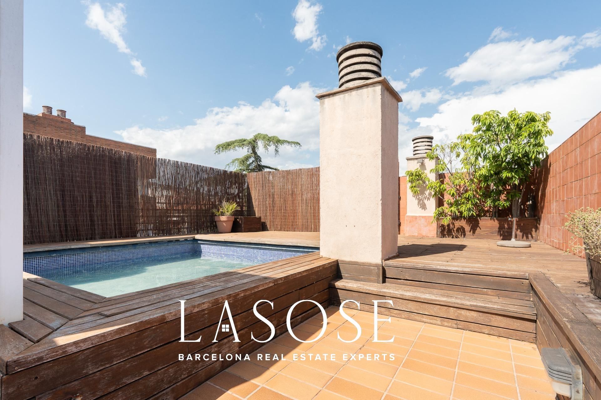 Terrassa de Àtic en venda en  Barcelona Capital amb Calefacció, Terrassa i Piscina