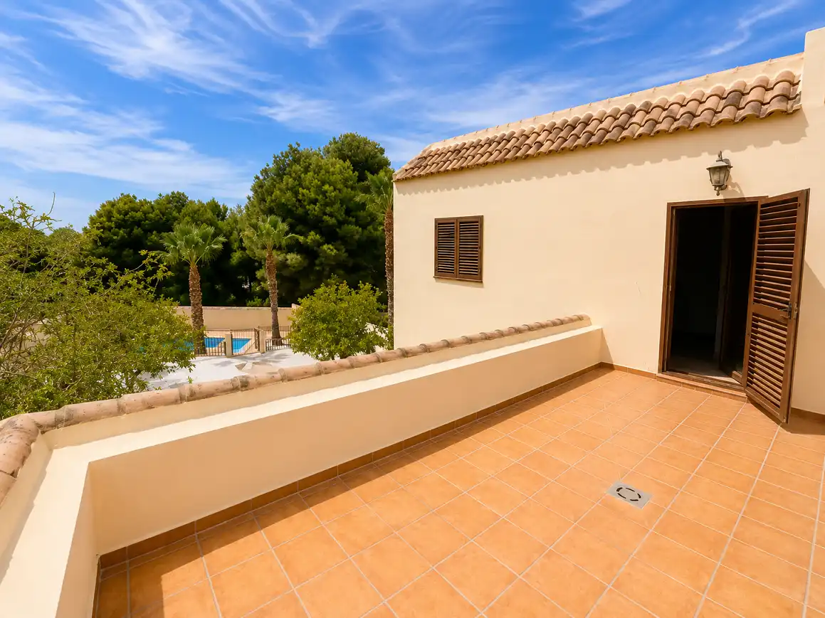Terrace of Houses for rent in La Nucia  with Air Conditioner, Terrace and Swimming Pool