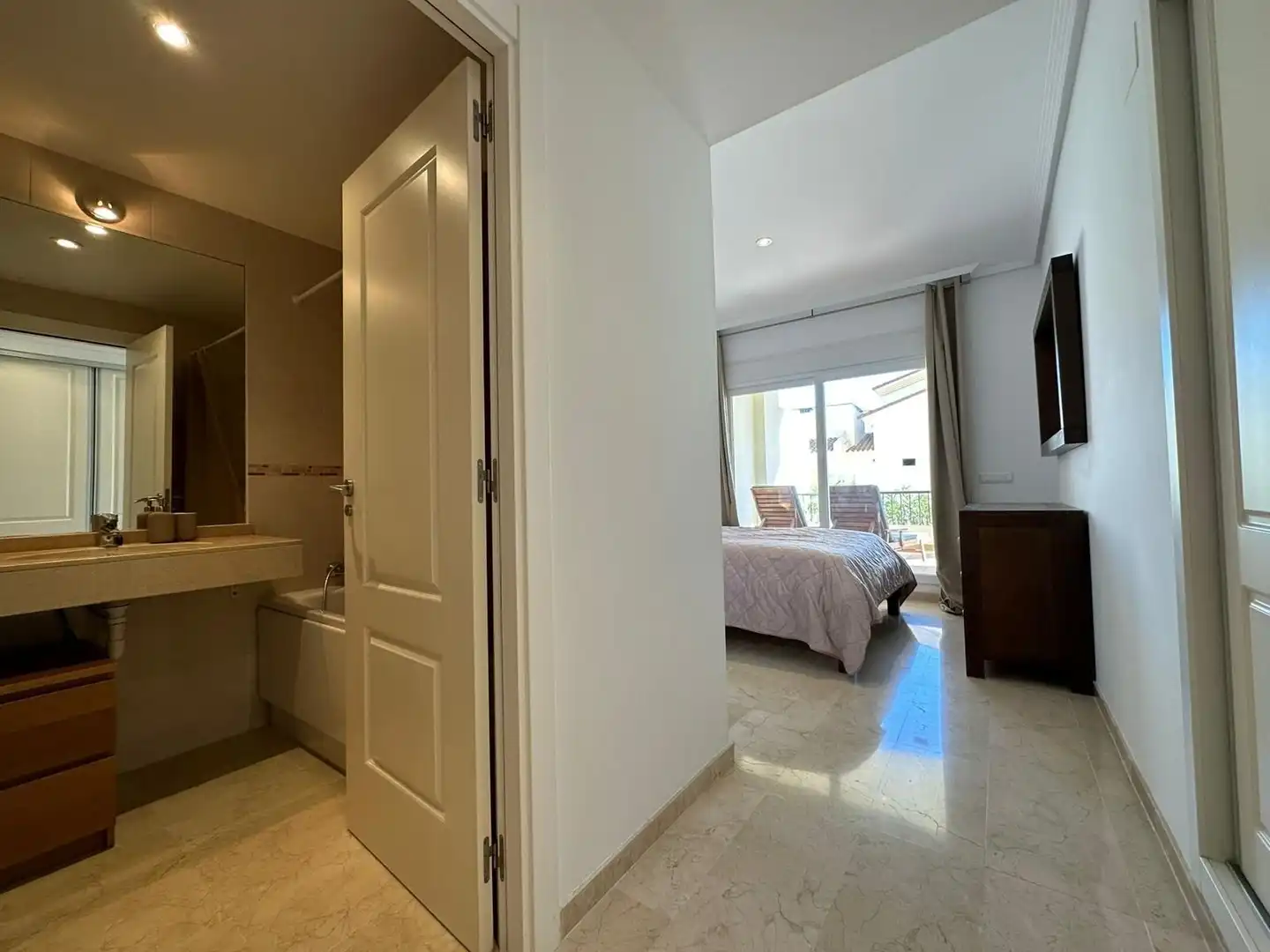 Bedroom of Flat for rent in Altea  with Air Conditioner, Heating and Storage room