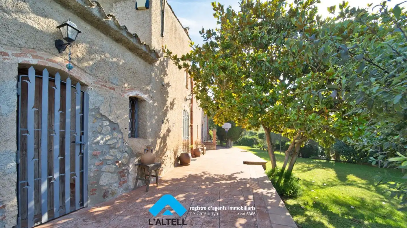 Jardín de Finca rústica en venta en L'Ametlla del Vallès con Aire acondicionado, Calefacción y Jardín privado