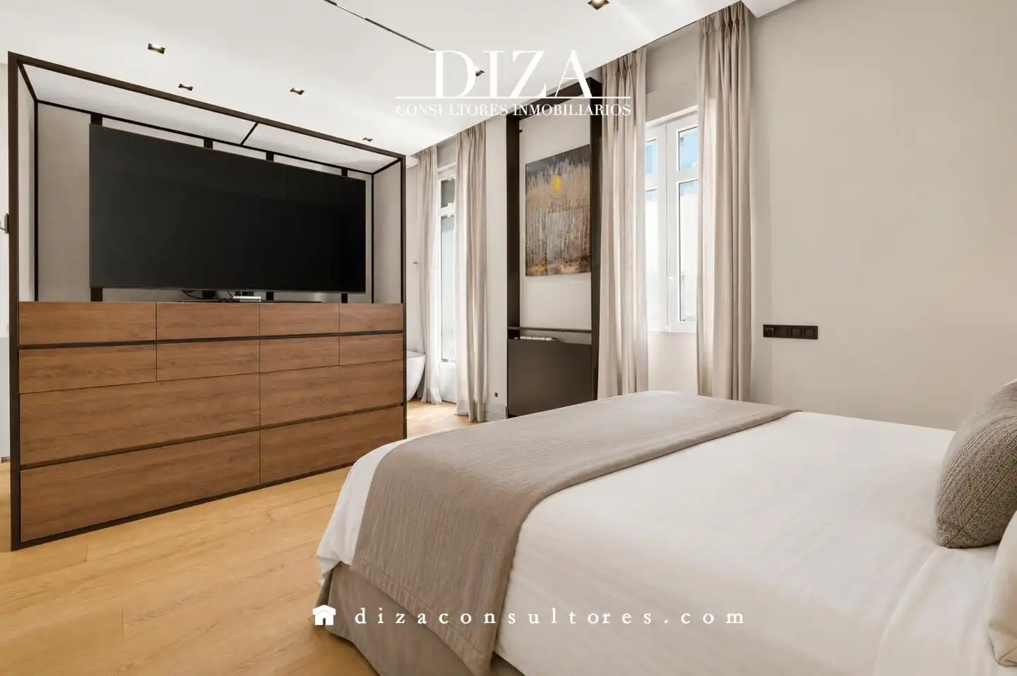 Bedroom of Ground floor for rent in Madrid  with Air Conditioner and Furnished