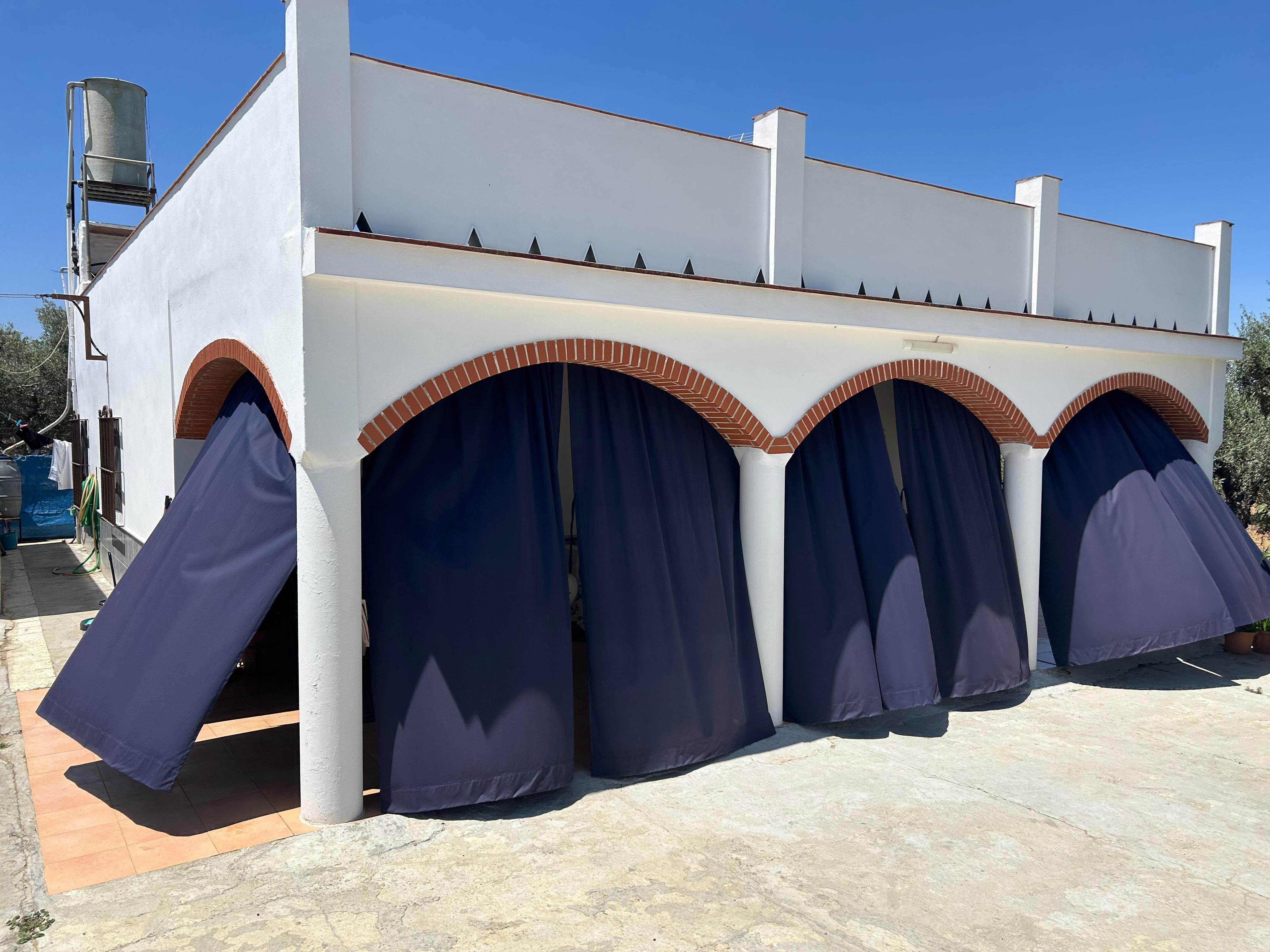 Vista exterior de Casa o chalet en venta en Utrera con Jardín privado y Piscina