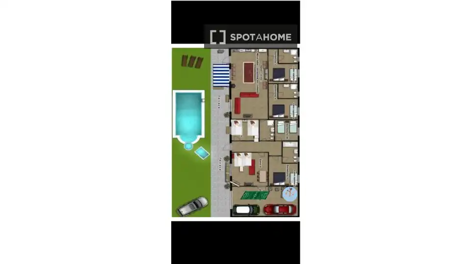 Apartament per a compartir en Bédar amb Aire condicionat, Terrassa i Moblat