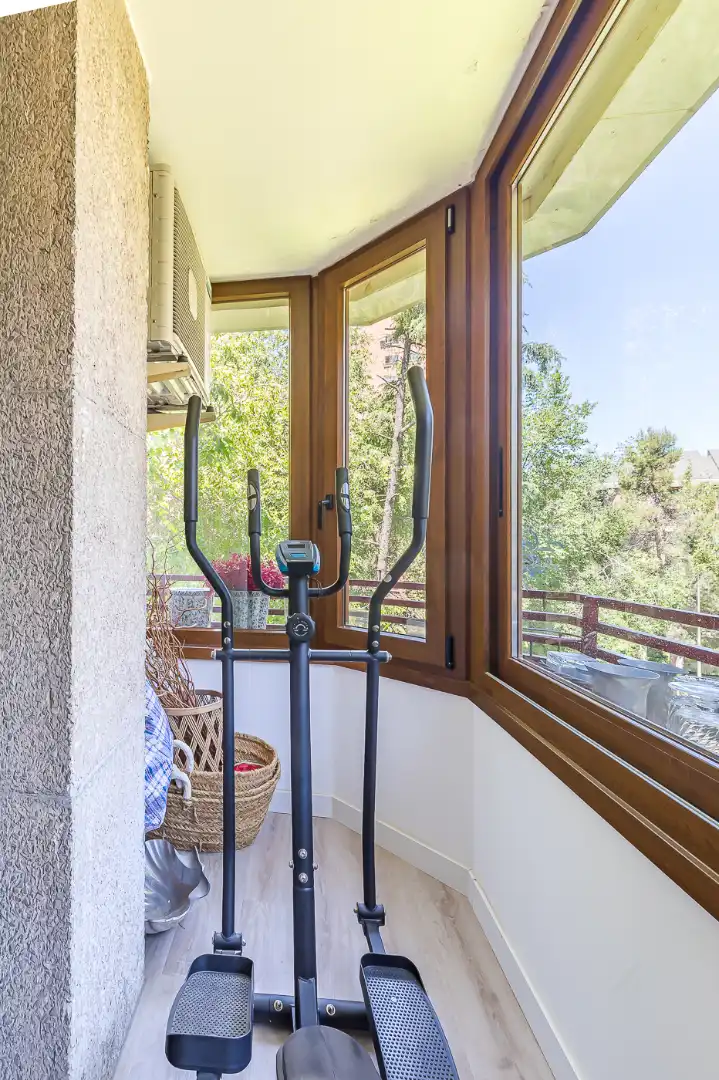 Balcony of Flat for sale in Madrid  with Air Conditioner, Heating and Terrace