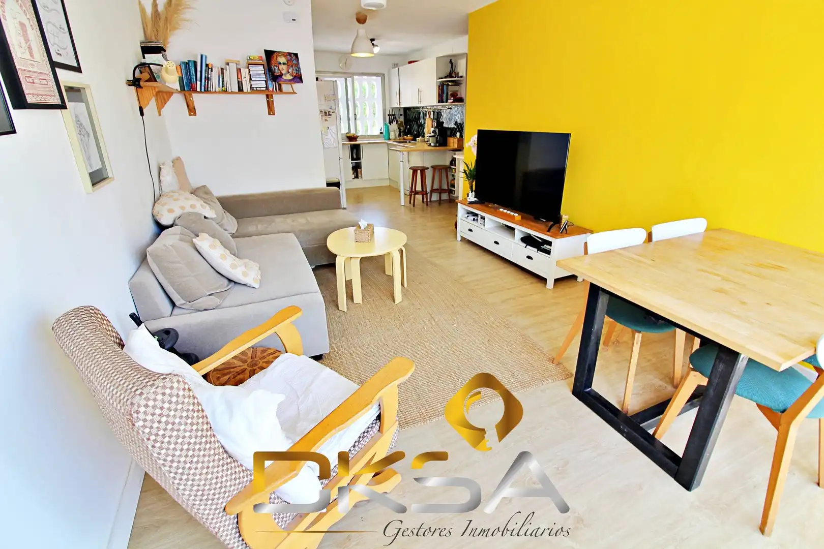 Living room of Flat for rent in Castellón de la Plana / Castelló de la Plana  with Heating, Parquet flooring and Furnished