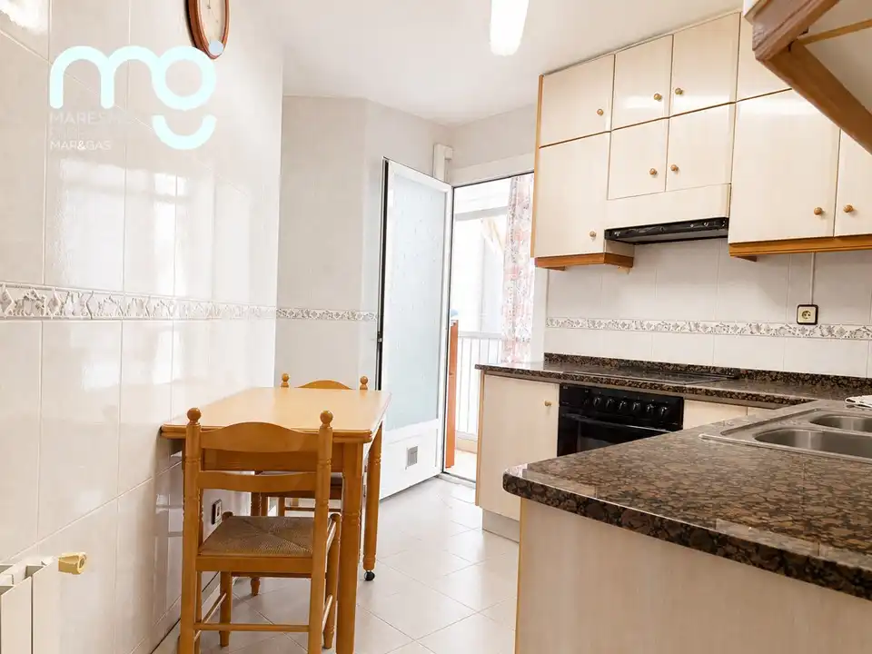 Kitchen of Flat for sale in Mataró  with Air Conditioner, Heating and Terrace