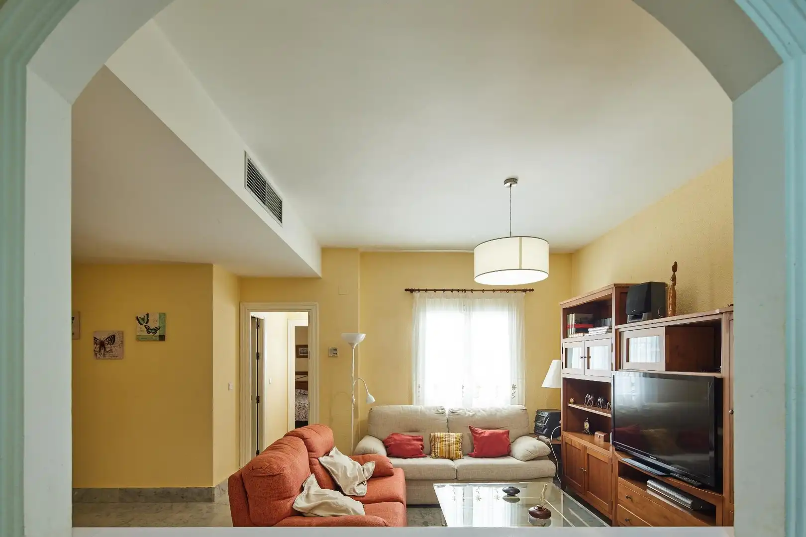 Sala de estar de Piso en venta en Cádiz con Aire acondicionado y Amueblado