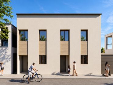 Casa de obra nueva con balcón en venta en Carrer de Caldes 62
