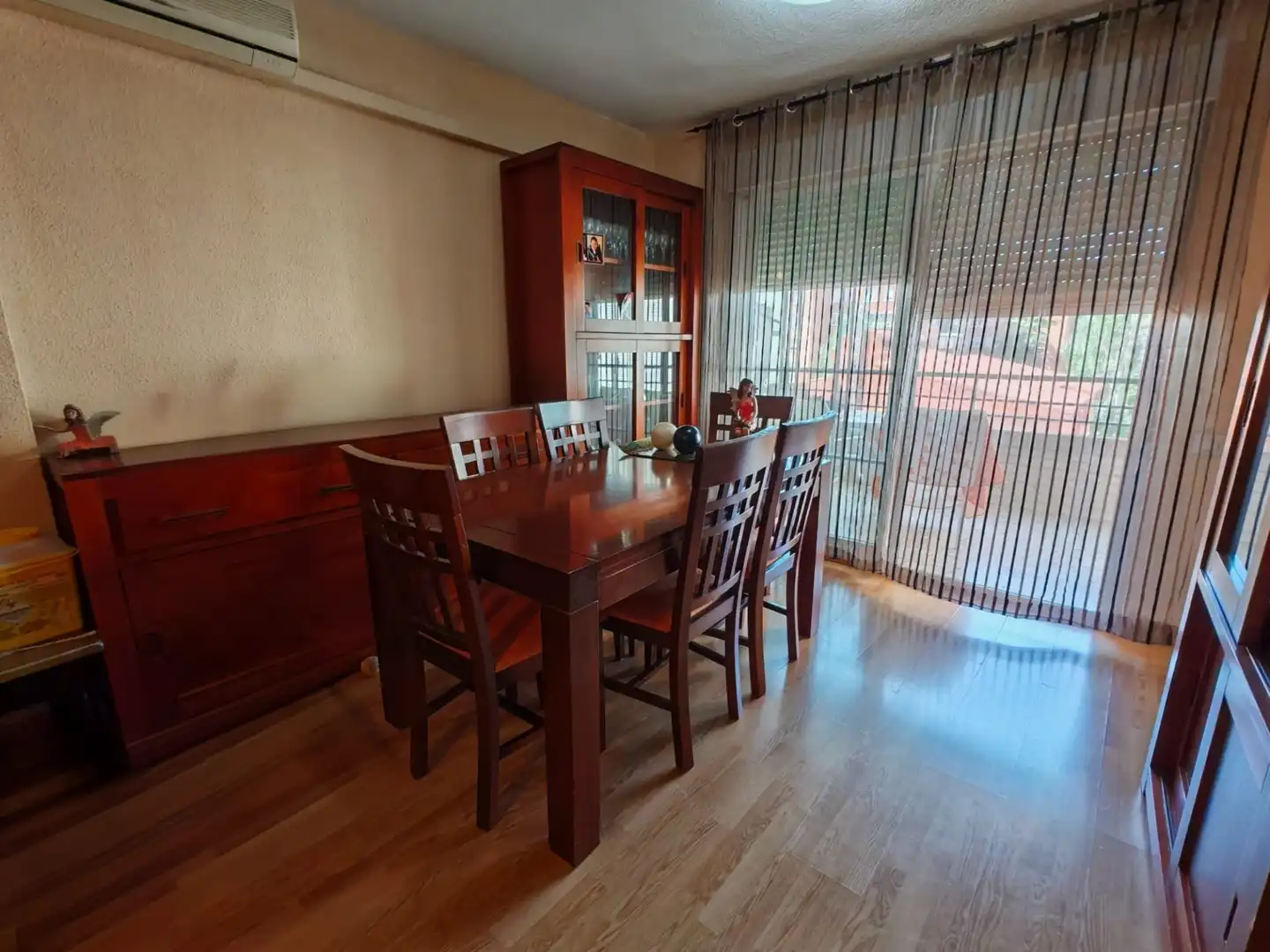 Esszimmer von Wohnung zum Verkauf in Móstoles mit Heizung, Parkett und Terrasse