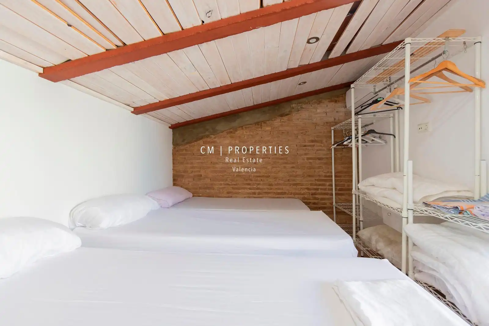 Schlafzimmer von Haus oder Chalet zur Miete in Valencia mit Klimaanlage, Heizung und Terrasse