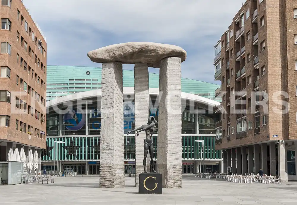 Vista exterior de Pis de lloguer en Madrid amb Aire condicionat, Calefacció i Moblat