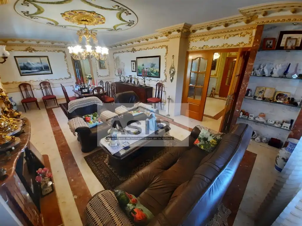 Sala d'estar de Casa o xalet en venda en Albalat de la Ribera amb Aire condicionat, Calefacció i Jardí privat