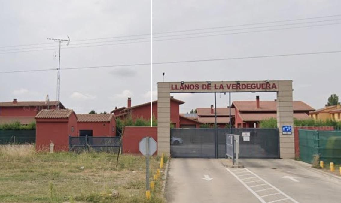 Exterior view of House or chalet for sale in Grijota  with Private garden