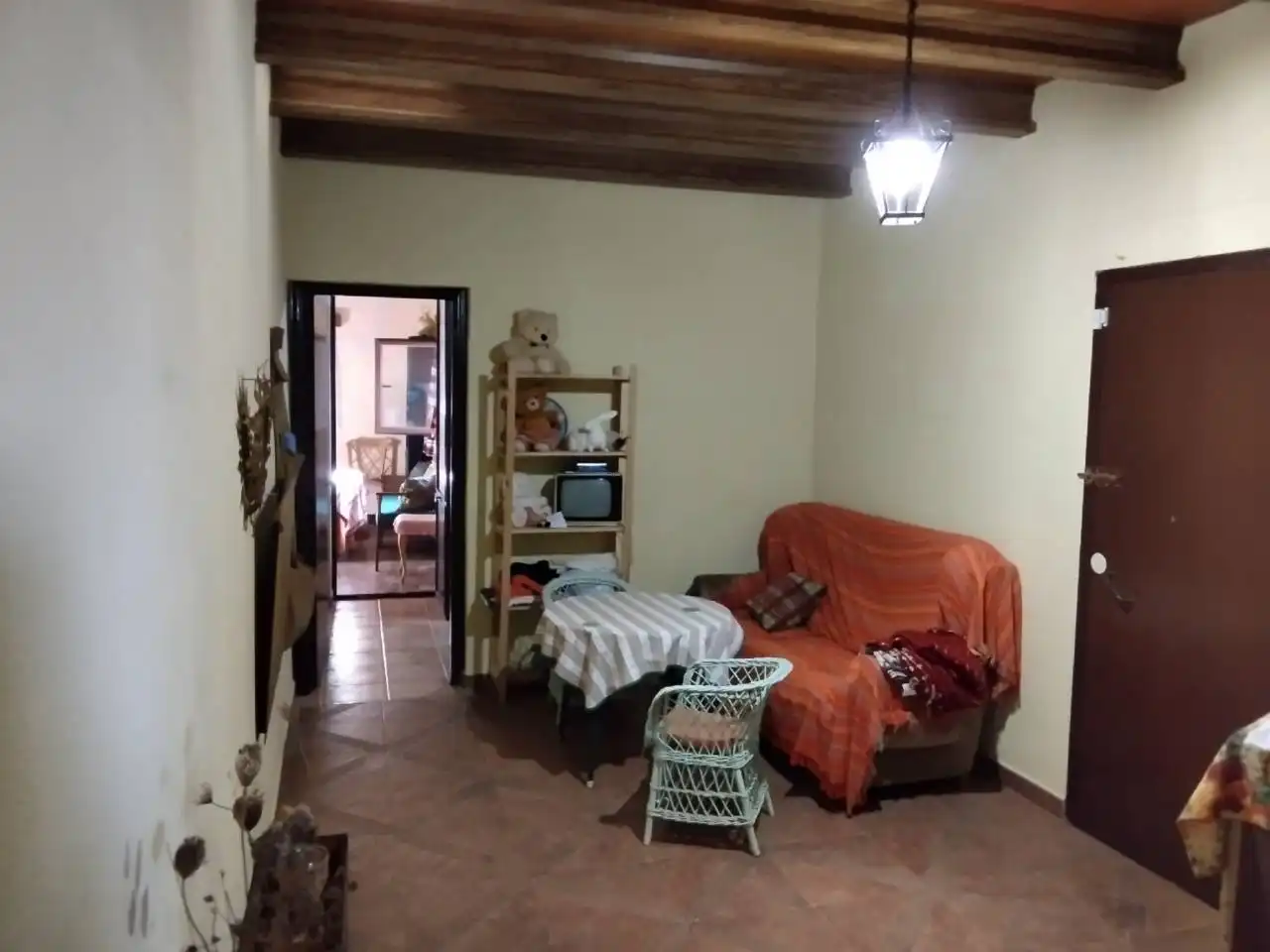 Sala d'estar de Finca rústica en venda en Manzanares amb Jardí privat, Terrassa i Moblat