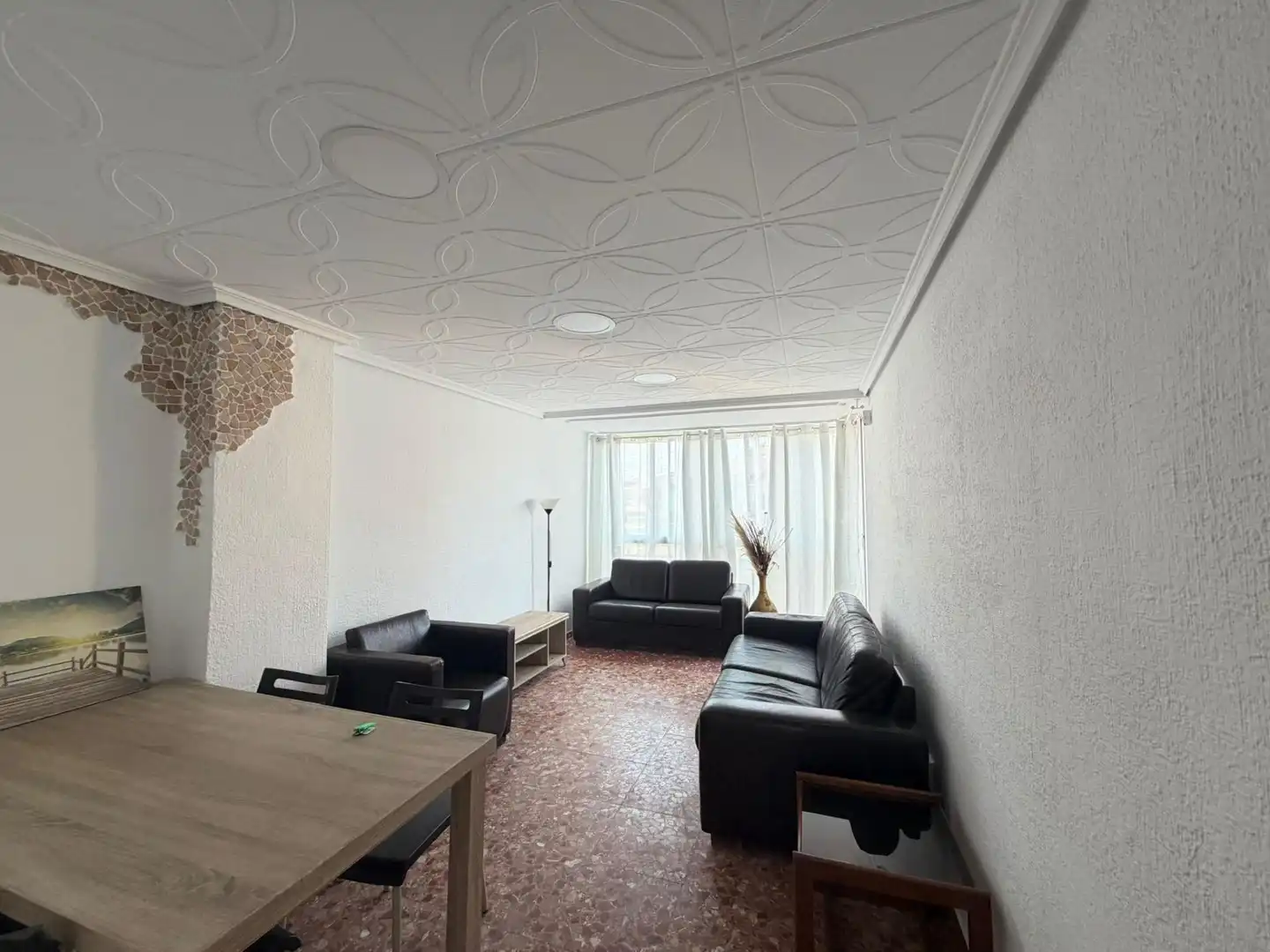 Wohnzimmer von Wohnung zur Miete in Alicante / Alacant mit Balkon
