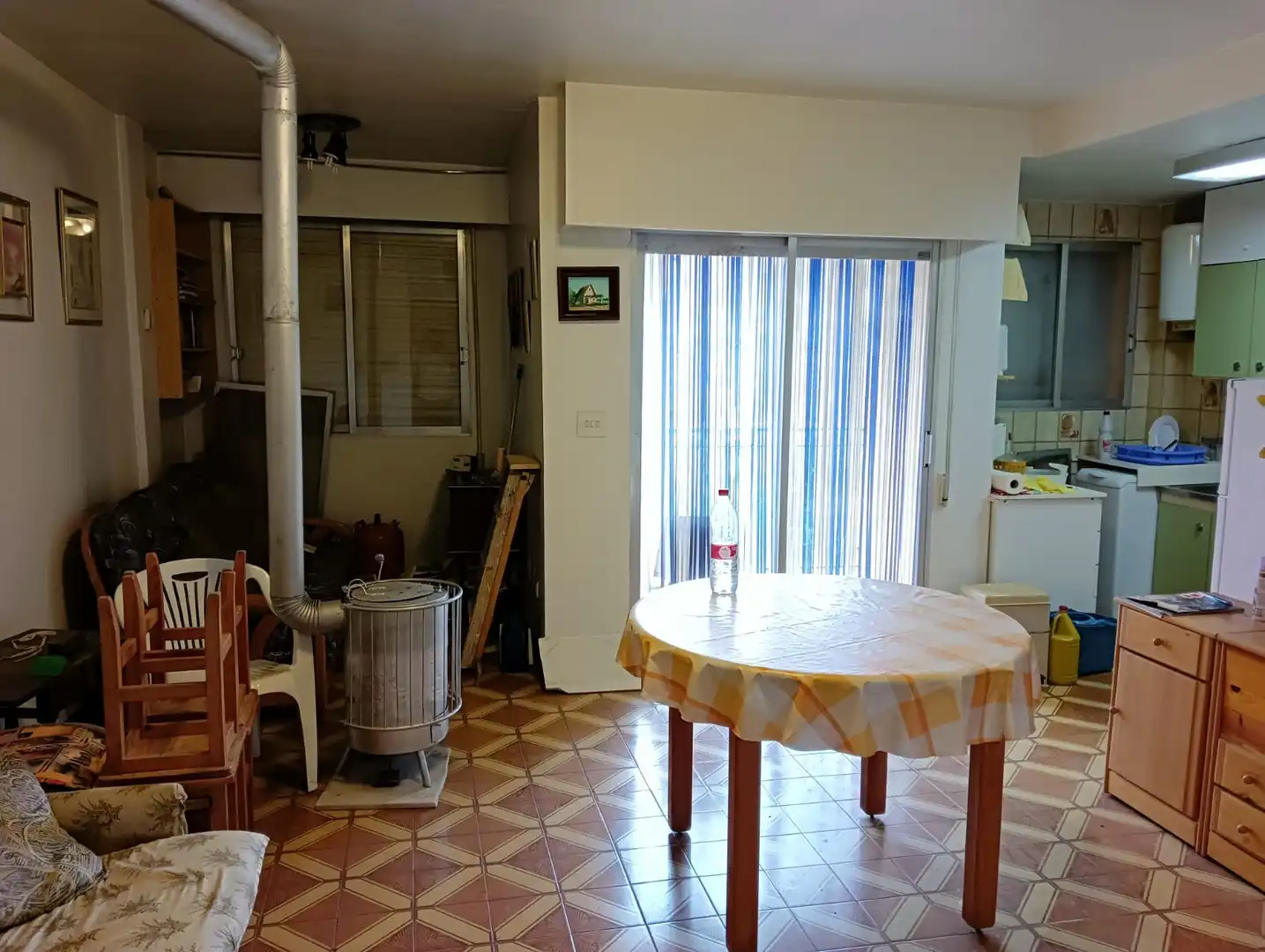 Cocina de Apartamento en venta en Benassal con Terraza, Amueblado y Horno