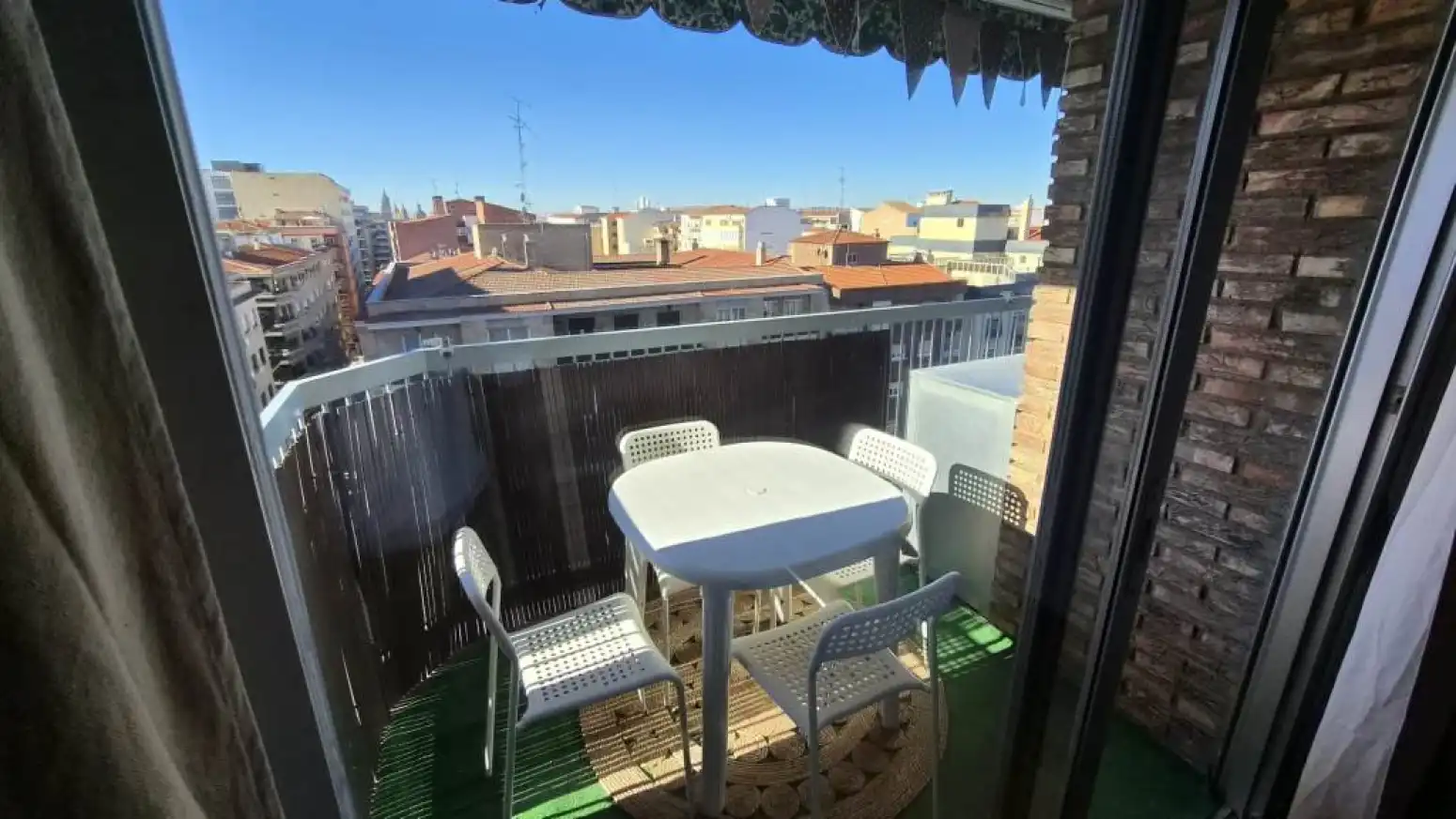 Terraza de Piso de alquiler en Salamanca con Calefacción, Parquet y Amueblado