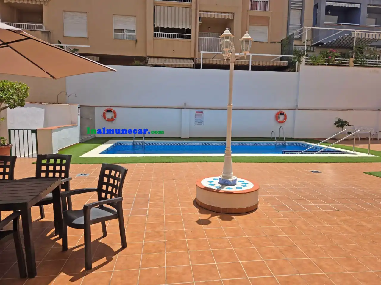 Piscina de Piso de alquiler en Almuñécar con Terraza y Piscina