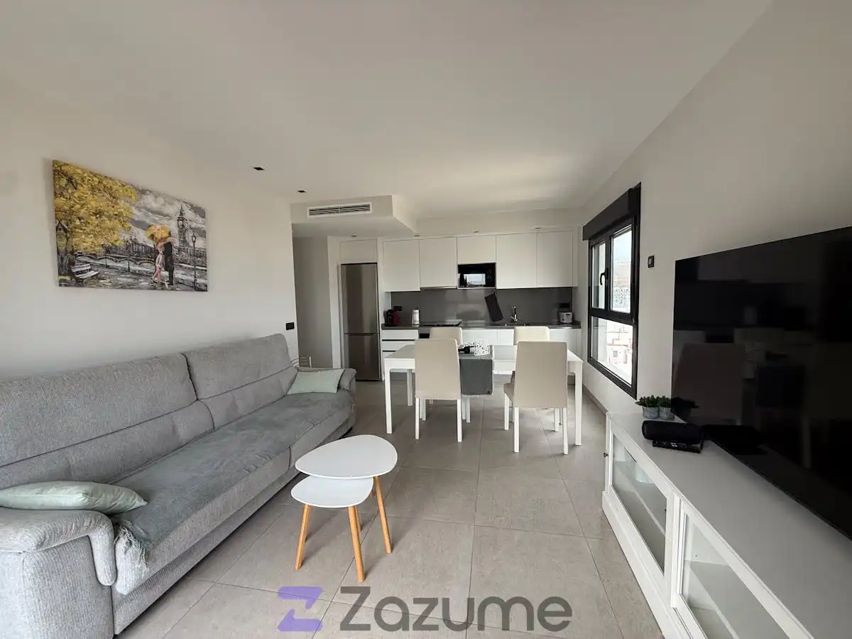 Sala de estar de Piso de alquiler en Las Palmas de Gran Canaria con Amueblado, Horno y Lavadora