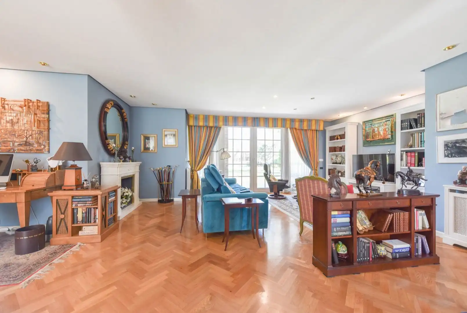 Sala de estar de Casa o chalet en venta en Tordesillas con Calefacción, Jardín privado y Parquet