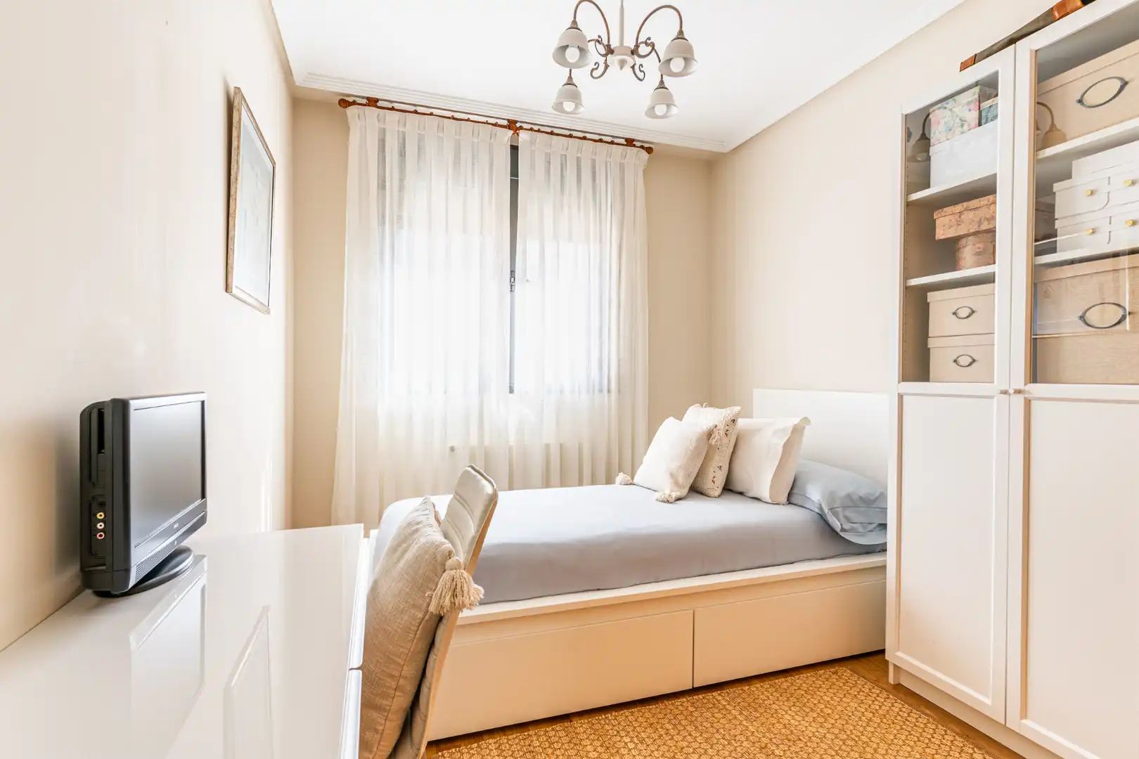 Schlafzimmer von Wohnung zum Verkauf in Las Rozas de Madrid mit Klimaanlage, Heizung und Parkett