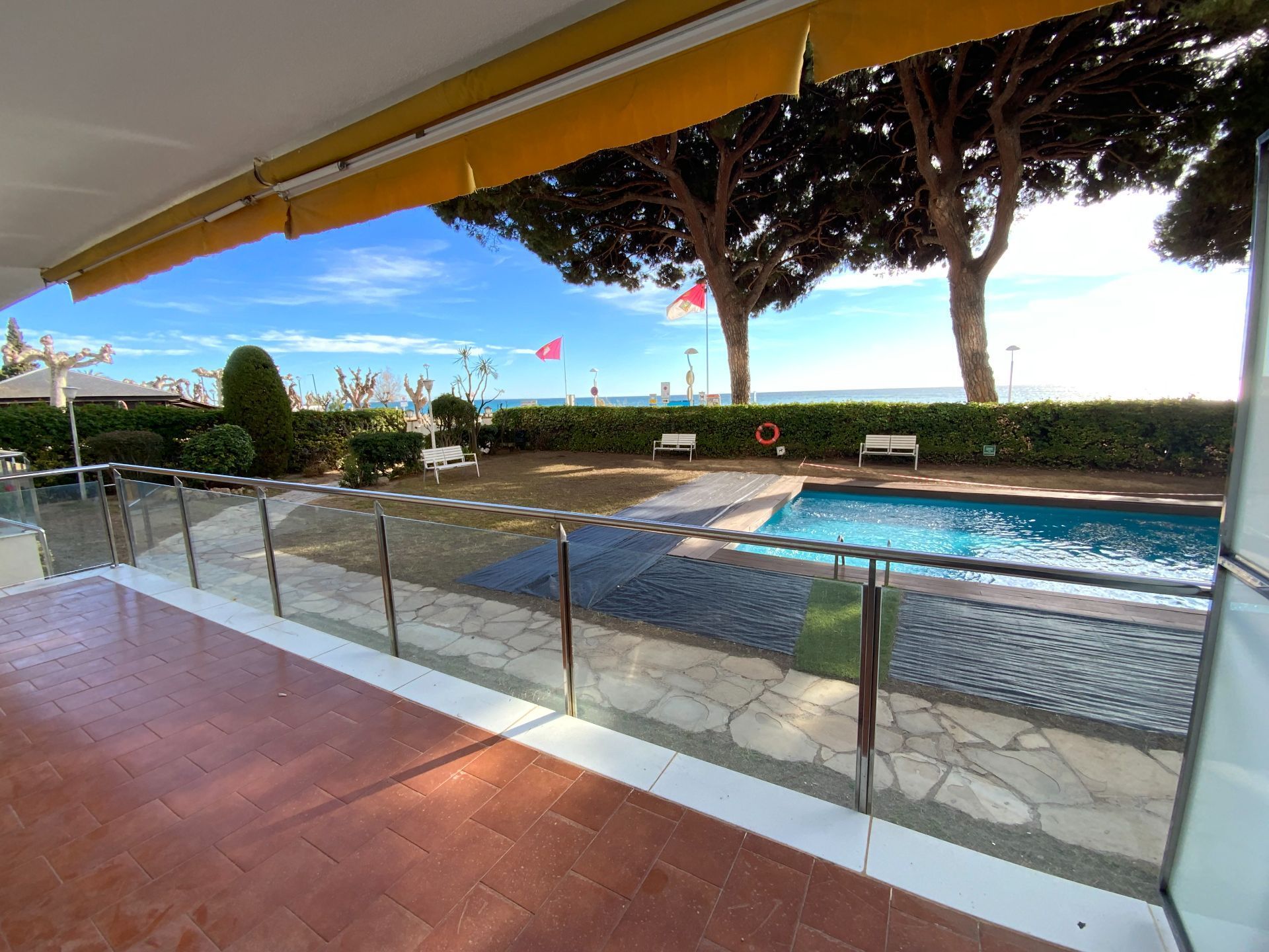 Swimming pool of Flat for sale in Sant Vicenç de Montalt  with Heating, Terrace and Community pool