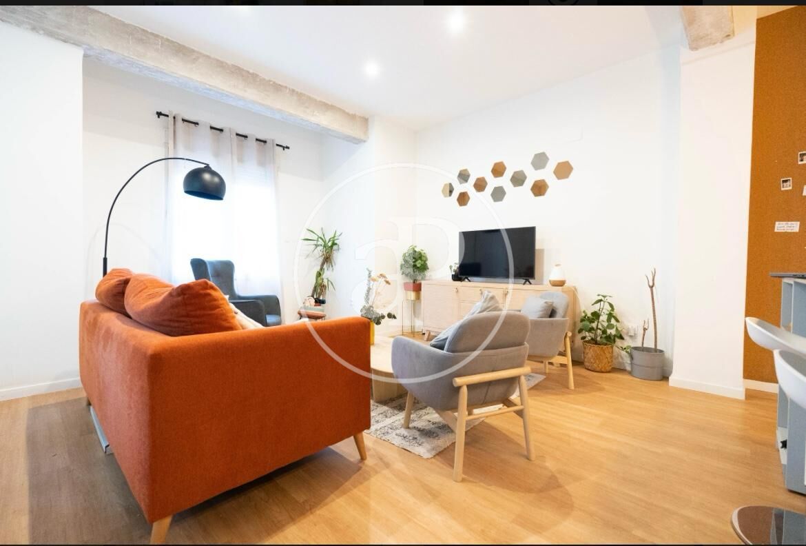 Sala d'estar de Pis en venda en  Valencia Capital amb Aire condicionat, Calefacció i Moblat