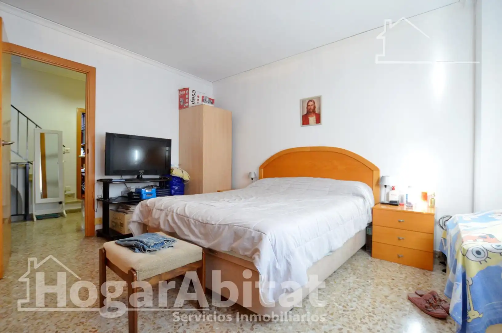 Schlafzimmer von Haus oder Chalet zum Verkauf in Oliva mit Terrasse, Abstellraum und Möbliert