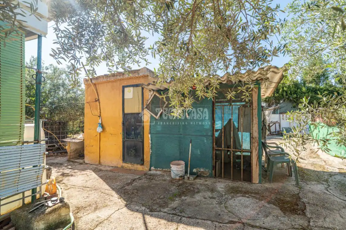Vista exterior de Finca rústica en venta en Linares con Aire acondicionado, Jardín privado y Terraza