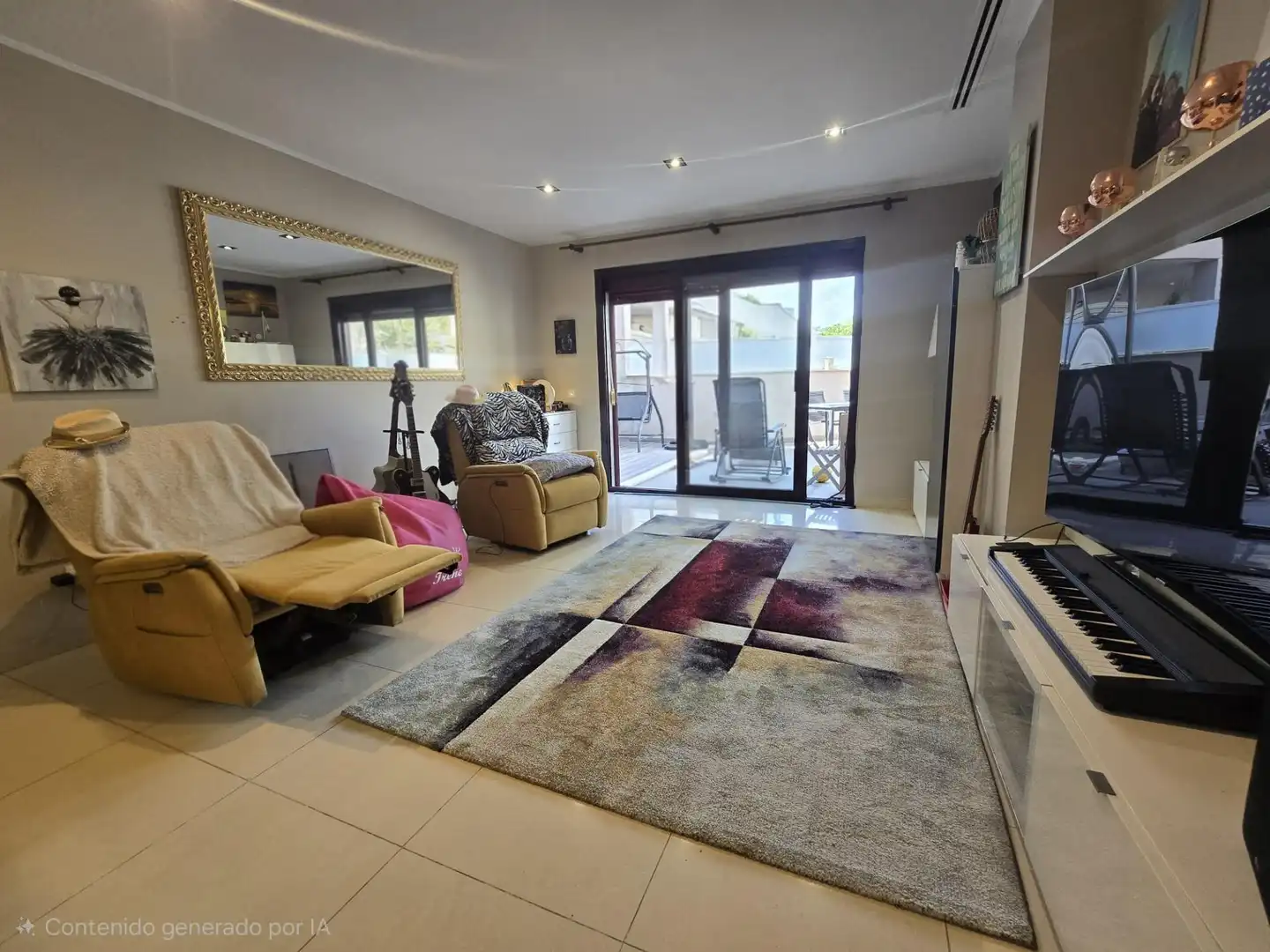 Sala de estar de Planta baja en venta en Inca con Aire acondicionado, Jardín privado y Terraza