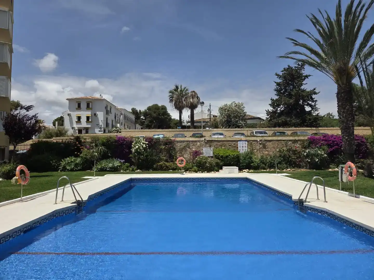 Schwimmbecken von Wohnungen zum Verkauf in Mijas mit Klimaanlage, Schwimmbad und Balkon
