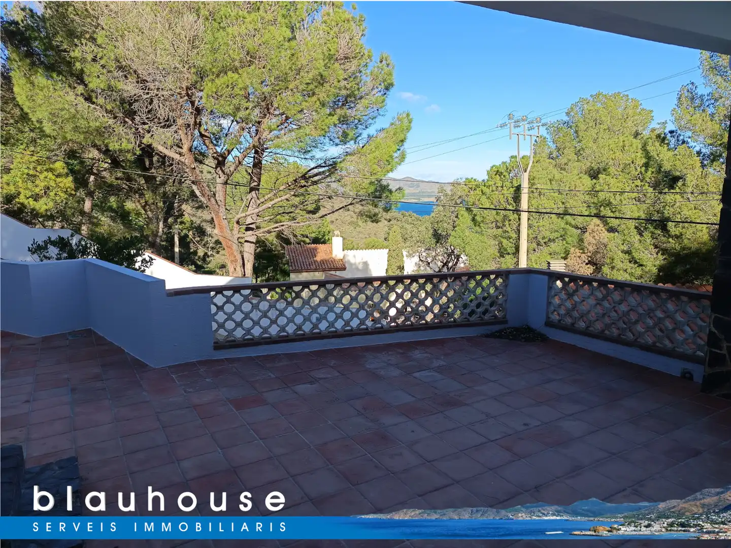 Terraza de Casa o chalet en venta en El Port de la Selva con Aire acondicionado, Calefacción y Jardín privado