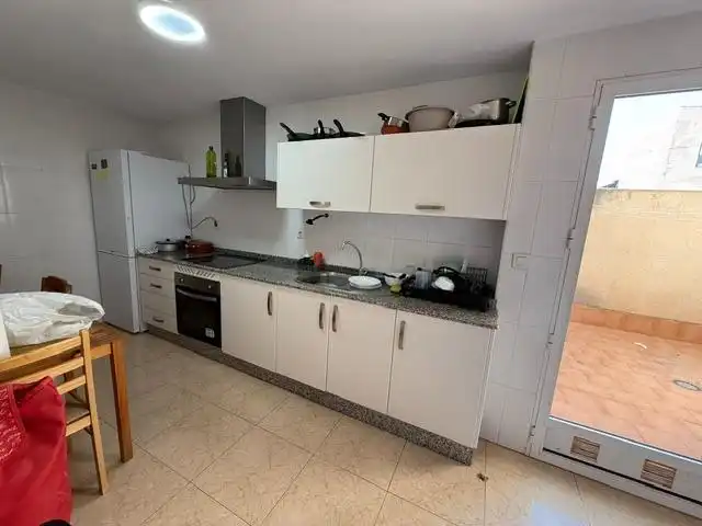 Cocina de Piso de alquiler en Murcia con Aire acondicionado, Terraza y Amueblado