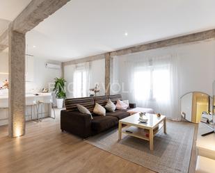 Living room of Apartment to rent in  Valencia Capital  with Air Conditioner, Heating and Parquet flooring