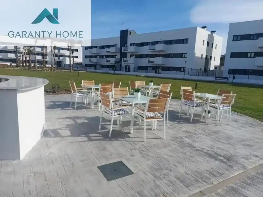Terraza de Piso de alquiler en Vélez-Málaga con Aire acondicionado, Jardín privado y Terraza