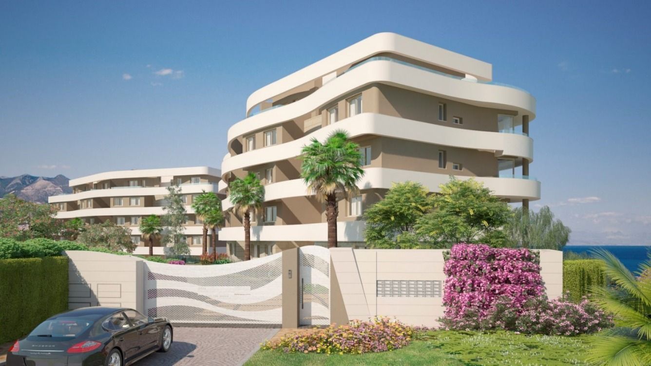 Exterior view of Apartment for sale in Mijas  with Air Conditioner, Parquet flooring and Terrace