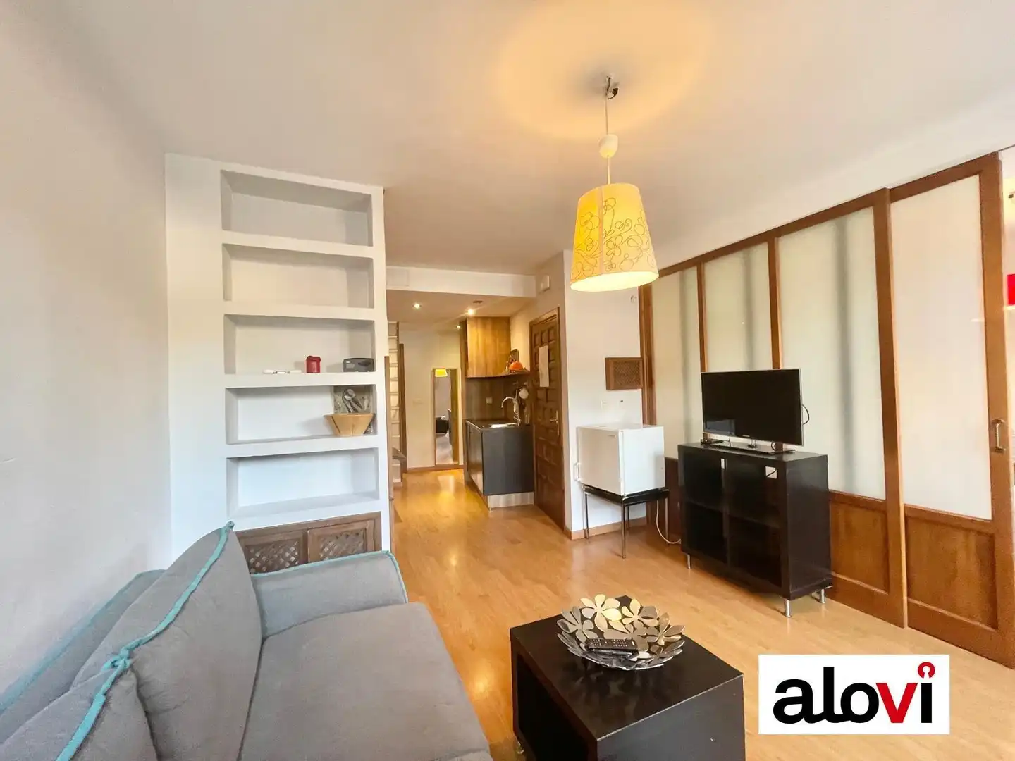 Living room of Apartments for rent in Granada  with Air Conditioner and Furnished