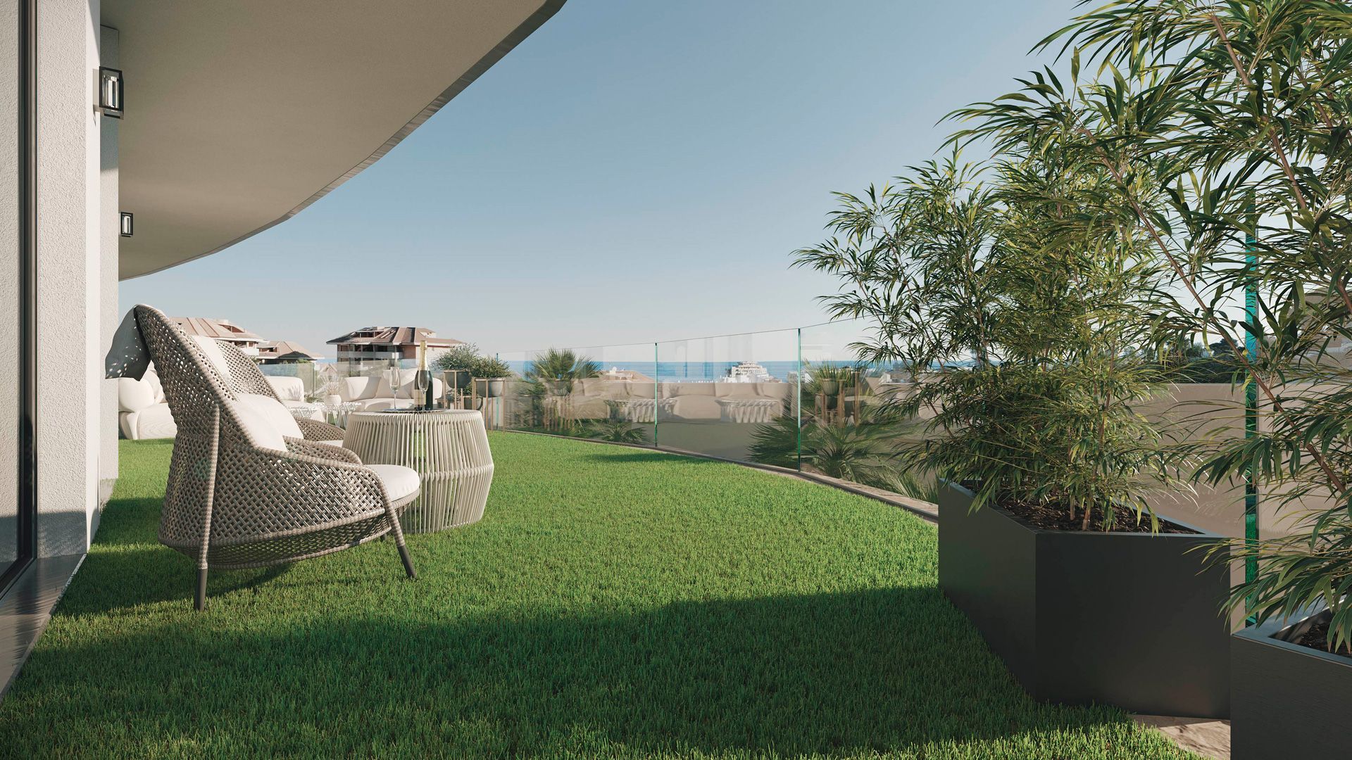 Terrassa de Casa adosada en venda en Fuengirola amb Aire condicionat, Jardí privat i Terrassa