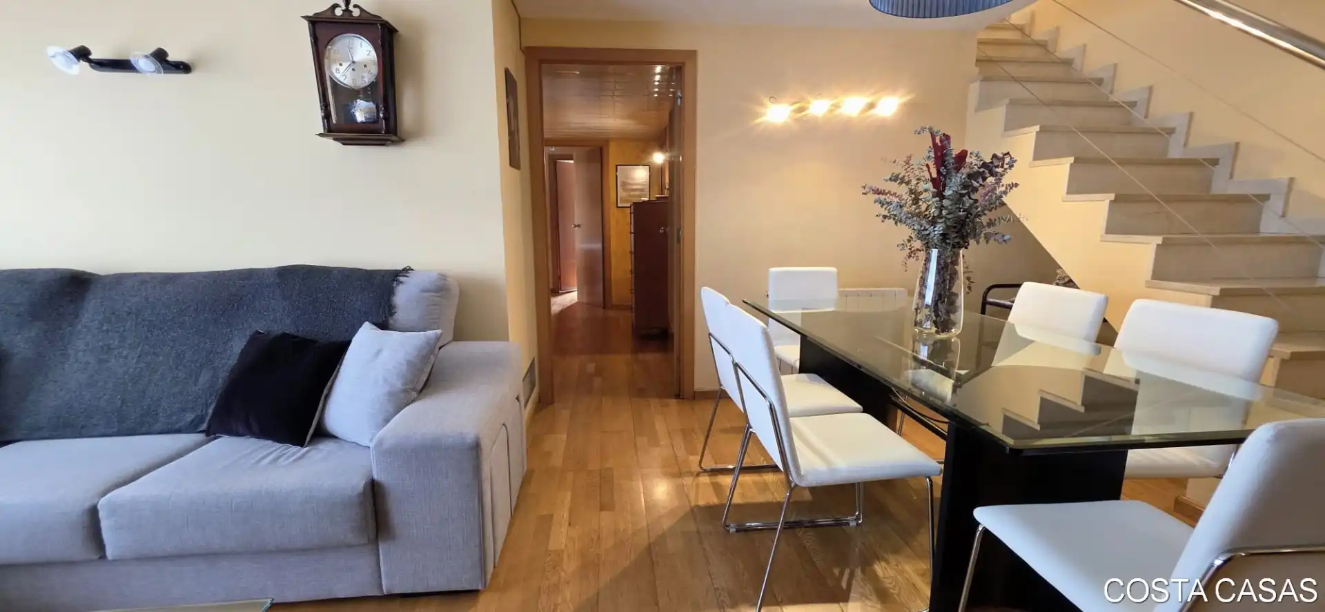 Dining room of Duplexes for sale in Castelldefels  with Air Conditioner, Heating and Parquet flooring