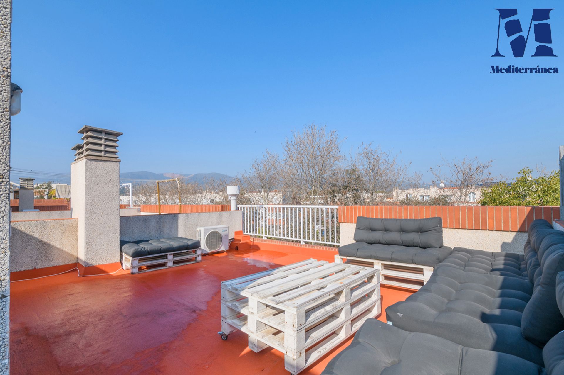 Terrassa de Casa adosada en venda en Castelldefels amb Aire condicionat, Calefacció i Jardí privat